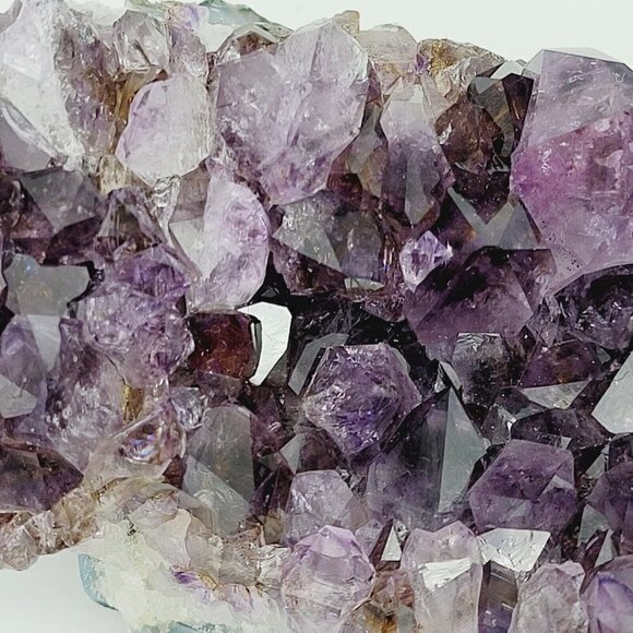 Raw Amethyst Quartz Geode Natural Specimen Medium to Dark Mineral 5x3x2 - Picture 8 of 10